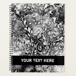 Arbre de Vie - Feuilles en Spirale Style Grunge 1