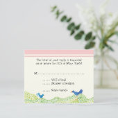 Arbre de vie, Fille lunaire Cartes de réponse RSVP (Debout devant)