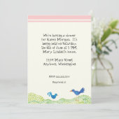 Arbre de vie Fille lunaire Invitation Baby shower (Debout devant)