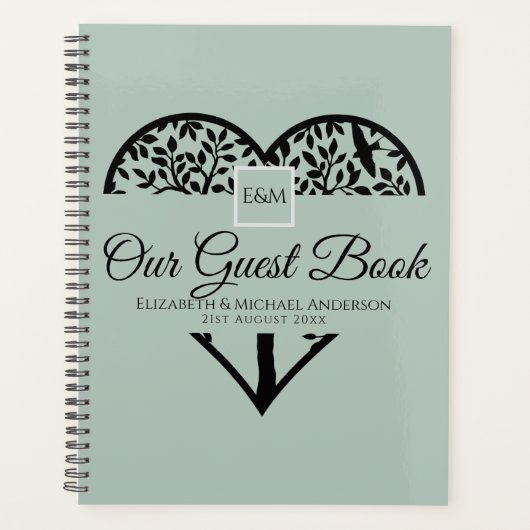 Arbre de vie Livre d'invité Mariage funérailles co (Devant)