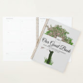 Arbre de vie Livre d'invité Mariage ou mémorial Au (Devant avec enveloppe)