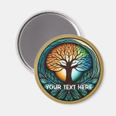 Arbre de vie - Magnet de cuisine personnalisable (Recto/Verso)