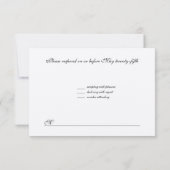 Arbre de vie Mariage juif hébreu RSVP Argent (Dos)