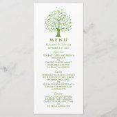 Arbre de Vie, Menu de Mariage Élégant (Devant)