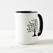 Arbre de vie - Mug avec couleur intérieure - Arbre (Devant droit)