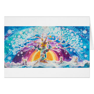 Arbre de vie multiculturel - Hiver | Carte blanche