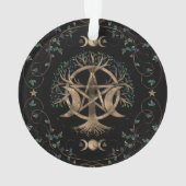 Arbre de vie Pentagram Moon Ornement (dos)