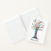 Arbre de vie personnalisé Carnet spiral (Intérieur)
