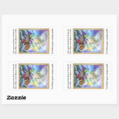 Arbre de vie - Sticker à dix commandements (Feuille)