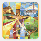 Arbre de vie Sticker chrétien de Pâques (Devant)