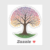 Arbre de vie sticker vinyle (Feuille)