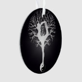 Arbre de yoga en noir et blanc (devant)