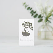 Arbre de zen, cartes de visite (Debout devant)