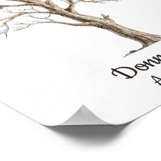 Arbre d'empreintes digitales pour affiche de maria (Coin)