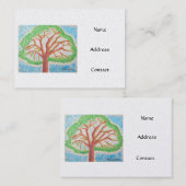 Arbre des cartes de visite de vie (Devant / Derrière)