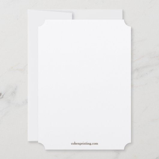 Arbre des coeurs Invitations de mariage (Dos)