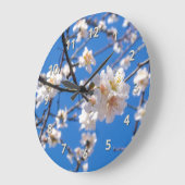 Arbre des fleurs horloge murale (Angle)