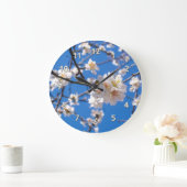 Arbre des fleurs horloge murale (Maison)