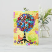 Arbre des invitations de bat mitzvah de barre de (Debout devant)