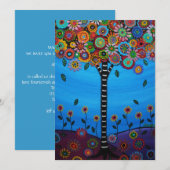 ARBRE DES INVITATIONS DE LA VIE (Devant / Derrière)