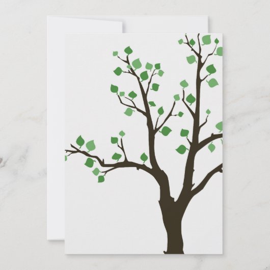 Arbre Design Baby Shower Invitations (Dos)