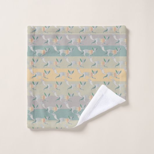 Arbre d'hiver de Noël (Gant de toilette)