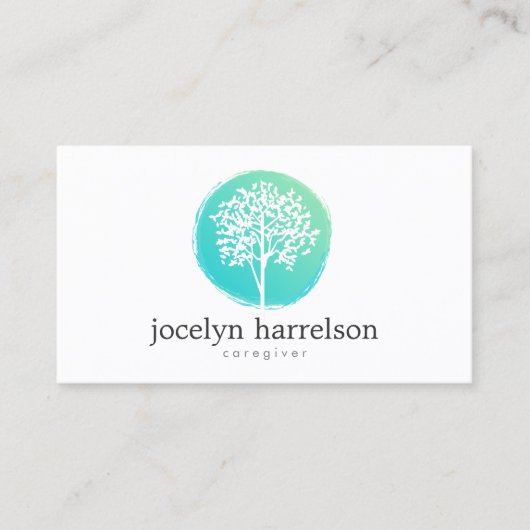 Arbre d'infirmière de la vie, carte de visite de (Devant)