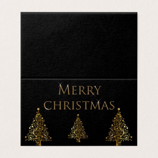 Arbre d'or de Noël Eve (Outside Unfolded)