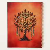 Arbre doré de la vie aux pierres rouges (Dos)
