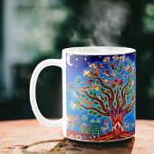 Arbre écologique de la vie Inspirationnel Boho Mug