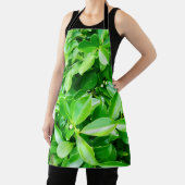 Arbre en caoutchouc vert Feuilles, tablier d'impre (Insitu)