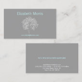 ARBRE en Carte de visite GRAY/AQUA (Devant / Derrière)