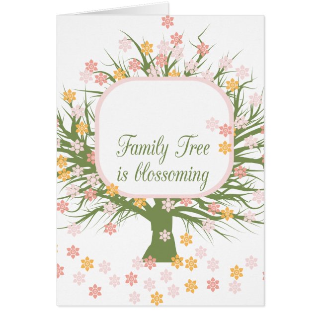 Arbre familial en floraison (Devant)