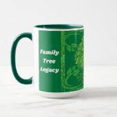 Arbre familial Héritage café Mug (Gauche)