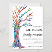 Arbre familial Retrouvailles - Magnet d'invitation (Recto)