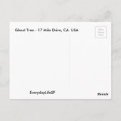 Arbre fantôme - Carte postale de lecteur de 17 mil (Dos)