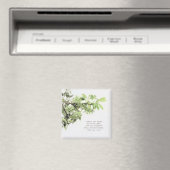 Arbre Feuille Photo Bible Verse Magnet (In Situ (Lave-vaisselle))