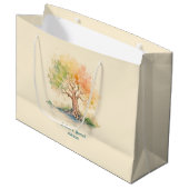 arbre futuriste grand sac cadeau (Devant Angle)