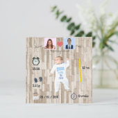 Arbre généalogique ⎮ Faire-part de naissance (Debout devant)