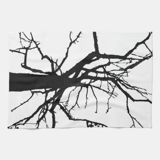 Arbre Haut de la serviette Abstraite (Horizontal)