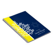 Arbre jaune de marine de livre d'invité de Mitzvah (Côté Droit)