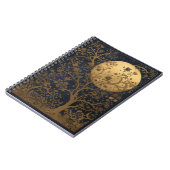 Arbre lunaire Beau Carnet illustré (Côté gauche)