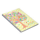 Arbre lunatique - carnet de notes à spirale fait (Côté Droit)