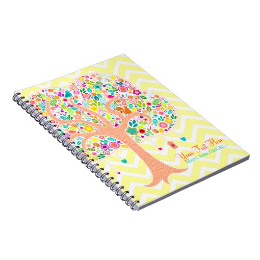 Arbre lunatique - carnet de notes à spirale fait (Côté Droit)