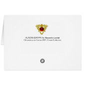 ARBRE MAGIQUE / Aube en bois vert et dame en rouge (Dos Horizontal)