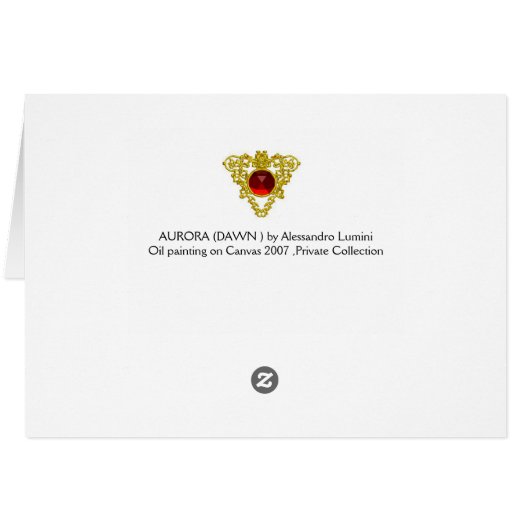 ARBRE MAGIQUE / Aube en bois vert et dame en rouge (Dos Horizontal)