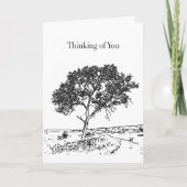 Arbre Minimal — Carte de sympathie (Devant)
