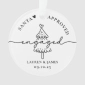 Arbre minimal Notre premier couple engagé de Noël (devant)