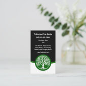 Arbre moderne Cartes de visite de paysage (Debout devant)