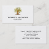 Arbre moderniste 13 Carte de visite (Devant / Derrière)